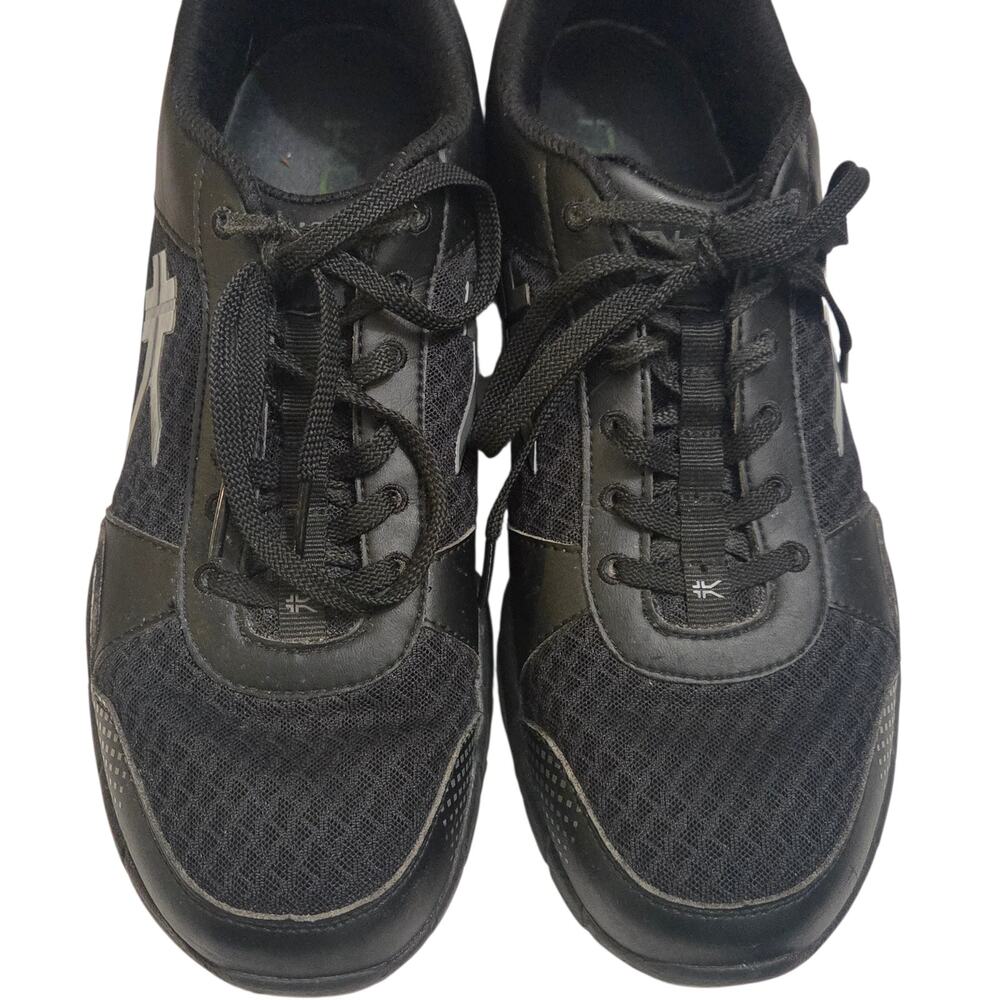 Kuru Quantum Black Mesh Fittness Sneakers, Shoes Men's sz 11.5 Support Comfort